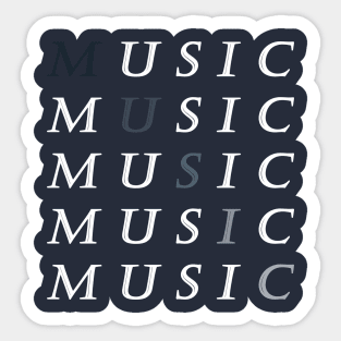 music crossword Sticker